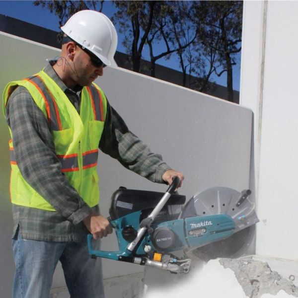 Makita EK7651H Petrol Concrete Power Cutter Blade 355mm 14 inch 75.6 cc Max. cutting depth 122