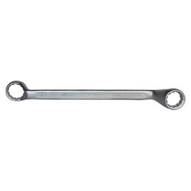 Stony 81766121 DOUBLE RING SPANNER FULL SATIN FINISH, 24x27 mm